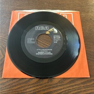 Bonnie Tyler It’s A Heartache/It’s About Time- RCA Vinyl Record 45rpm 7”